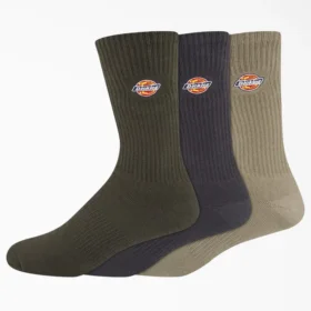 Calze corti ricamate Dickies, taglie 6-12, confezione da 3