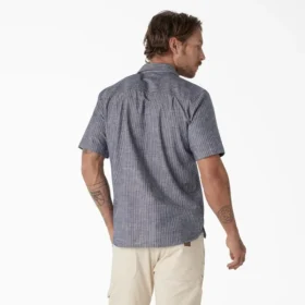Camicia a maniche corte a righe in chambray Dickies 1922