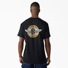 Camicia a maniche corte con stampa Garage