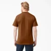 Camicia a maniche corte con tasca in tessuto pesante melange