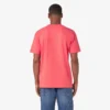 Camicia a maniche corte con tasca in tessuto pesante melange