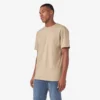 Camicia a maniche corte con tasca in tessuto pesante melange