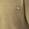 Camicia a maniche corte con tasca in tessuto pesante melange Camicia a maniche corte con tasca in tessuto pesante melange