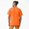 Camicia a maniche corte con taschino in tessuto pesante e colori fluo