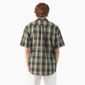 Camicia a maniche corte in tessuto