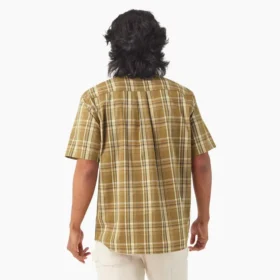 Camicia a maniche corte in tessuto