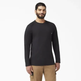 Camicia a maniche lunghe con tasca e effetto rinfrescante