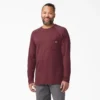 Camicia a maniche lunghe con tasca e effetto rinfrescante Camicia a maniche lunghe con tasca e effetto rinfrescante