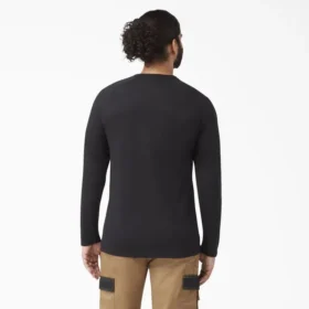 Camicia a maniche lunghe con tasca e effetto rinfrescante