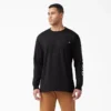 Camicia a maniche lunghe con taschino e logo Camicia a maniche lunghe con taschino e logo