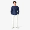 Camicia a maniche lunghe con taschino e logo Camicia a maniche lunghe con taschino e logo