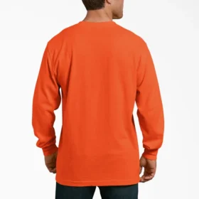Camicia a maniche lunghe con taschino in tessuto pesante dai colori fluo