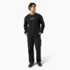 Camicia a maniche lunghe in tessuto waffle Camicia a maniche lunghe in tessuto waffle