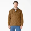 Camicia con cappuccio in tela di cotone idrorepellente