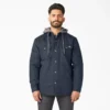 Camicia con cappuccio in tela di cotone idrorepellente