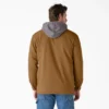 Camicia con cappuccio in tela di cotone idrorepellente