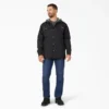 Camicia con cappuccio in tela di cotone idrorepellente