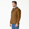 Camicia con cappuccio in tela di cotone idrorepellente