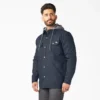Camicia con cappuccio in tela di cotone idrorepellente
