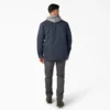 Camicia con cappuccio in tela di cotone idrorepellente