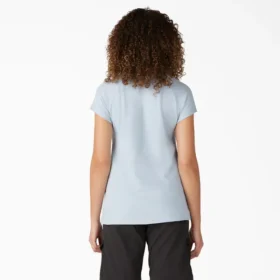 Camicia da donna a maniche corte con tasca e effetto rinfrescante