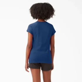 Camicia da donna a maniche corte con tasca e effetto rinfrescante