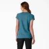 Camicia da donna a maniche corte con tasca e effetto rinfrescante Camicia da donna a maniche corte con tasca e effetto rinfrescante