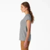 Camicia da donna a maniche corte con tasca e effetto rinfrescante Camicia da donna a maniche corte con tasca e effetto rinfrescante