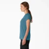 Camicia da donna a maniche corte con tasca e effetto rinfrescante Camicia da donna a maniche corte con tasca e effetto rinfrescante