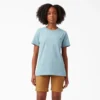 Camicia da donna a maniche corte con taschino Camicia da donna a maniche corte con taschino