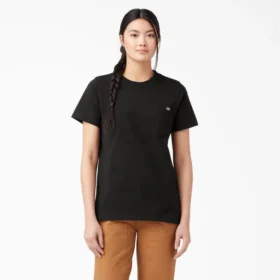 Camicia da donna a maniche corte con taschino