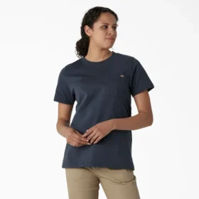 Camicia da donna a maniche corte con taschino