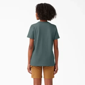 Camicia da donna a maniche corte con taschino