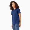 Camicia da donna a maniche corte con taschino Camicia da donna a maniche corte con taschino