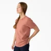 Camicia da donna a maniche corte con taschino Camicia da donna a maniche corte con taschino