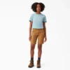 Camicia da donna a maniche corte con taschino Camicia da donna a maniche corte con taschino