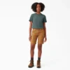 Camicia da donna a maniche corte con taschino Camicia da donna a maniche corte con taschino