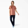 Camicia da donna a maniche corte con taschino Camicia da donna a maniche corte con taschino
