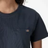 Camicia da donna a maniche corte con taschino Camicia da donna a maniche corte con taschino