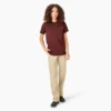 Camicia da donna a maniche corte con taschino Camicia da donna a maniche corte con taschino
