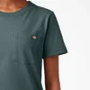 Camicia da donna a maniche corte con taschino Camicia da donna a maniche corte con taschino
