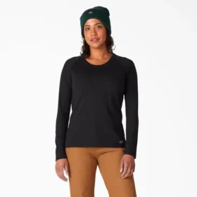 Camicia da donna a maniche lunghe con tasca e effetto rinfrescante