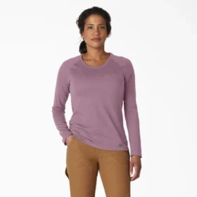 Camicia da donna a maniche lunghe con tasca e effetto rinfrescante