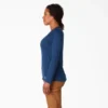 Camicia da donna a maniche lunghe con tasca e effetto rinfrescante Camicia da donna a maniche lunghe con tasca e effetto rinfrescante