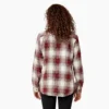 Camicia da donna in flanella a quadri a maniche lunghe Camicia da donna in flanella a quadri a maniche lunghe