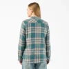 Camicia da donna in flanella a quadri a maniche lunghe Camicia da donna in flanella a quadri a maniche lunghe