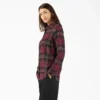 Camicia da donna in flanella a quadri a maniche lunghe Camicia da donna in flanella a quadri a maniche lunghe