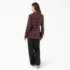 Camicia da donna in flanella a quadri a maniche lunghe Camicia da donna in flanella a quadri a maniche lunghe