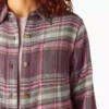 Camicia da donna in flanella a quadri a maniche lunghe Camicia da donna in flanella a quadri a maniche lunghe