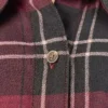 Camicia da donna in flanella a quadri a maniche lunghe Camicia da donna in flanella a quadri a maniche lunghe